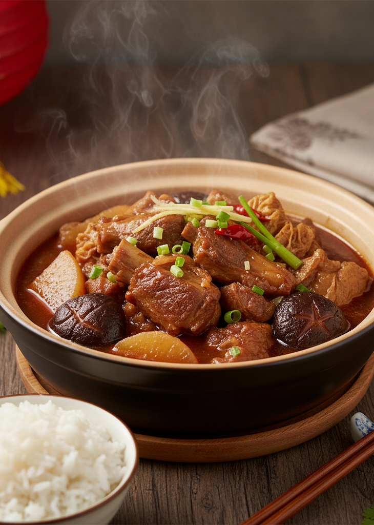 Cut side view of the inner system of a shell